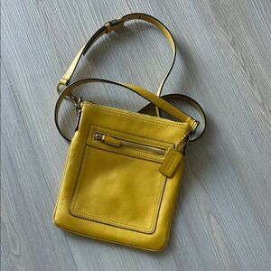 Coach yellow purse